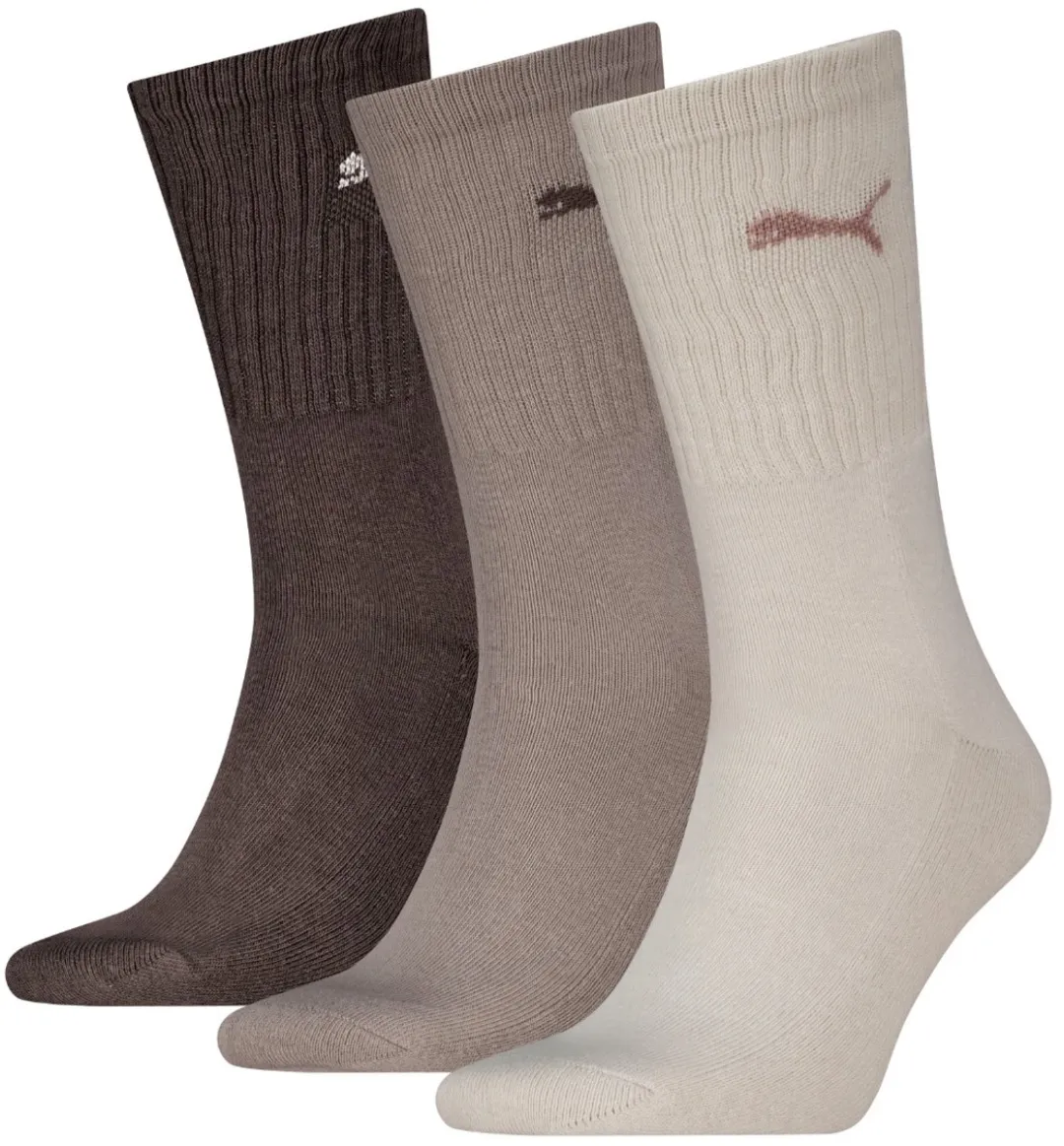 PUMA Unisex Sportsokken Neutral Brown