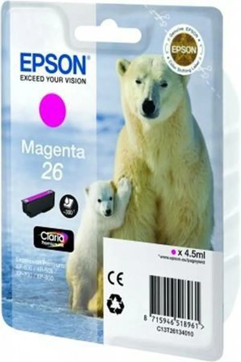Epson T2613 Magenta Inktcartridge