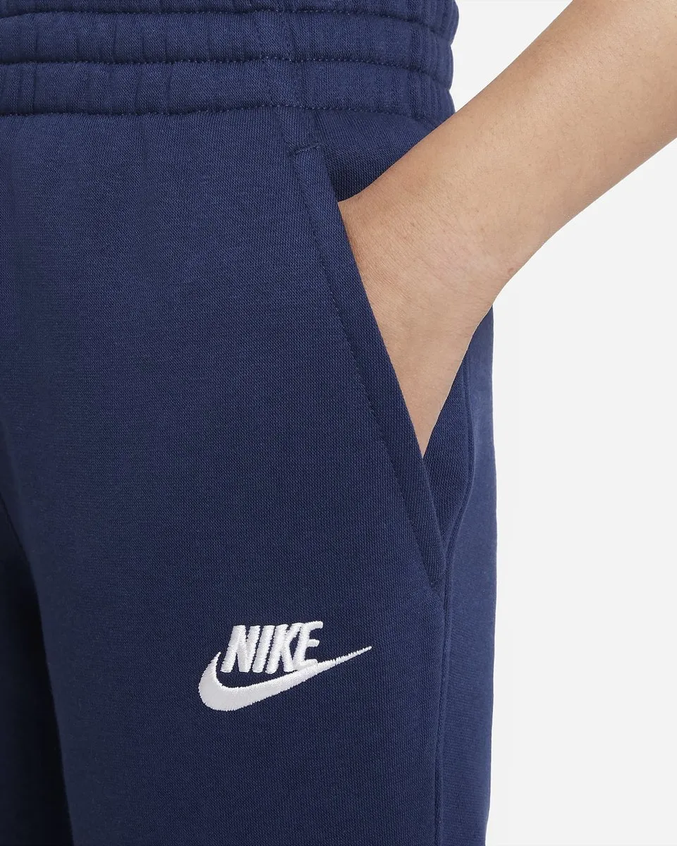 Nike NSW Club FLC Sportbroek XS - Blauw/Wit