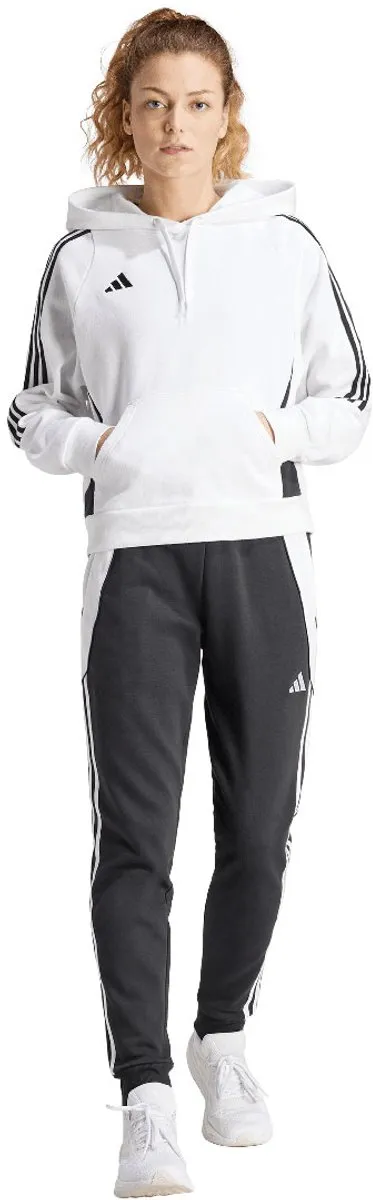 adidas Tiro 24 Hooded Dames - Wit - 2XL