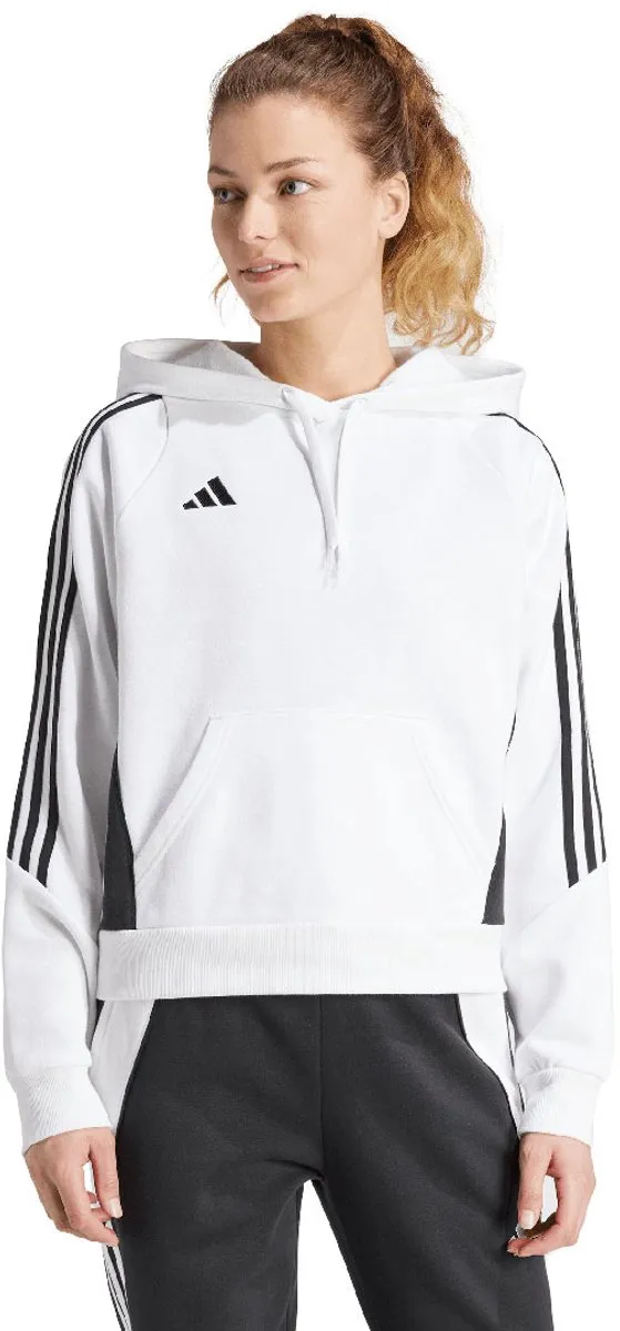 adidas Tiro 24 Hooded Dames - Wit - 2XL