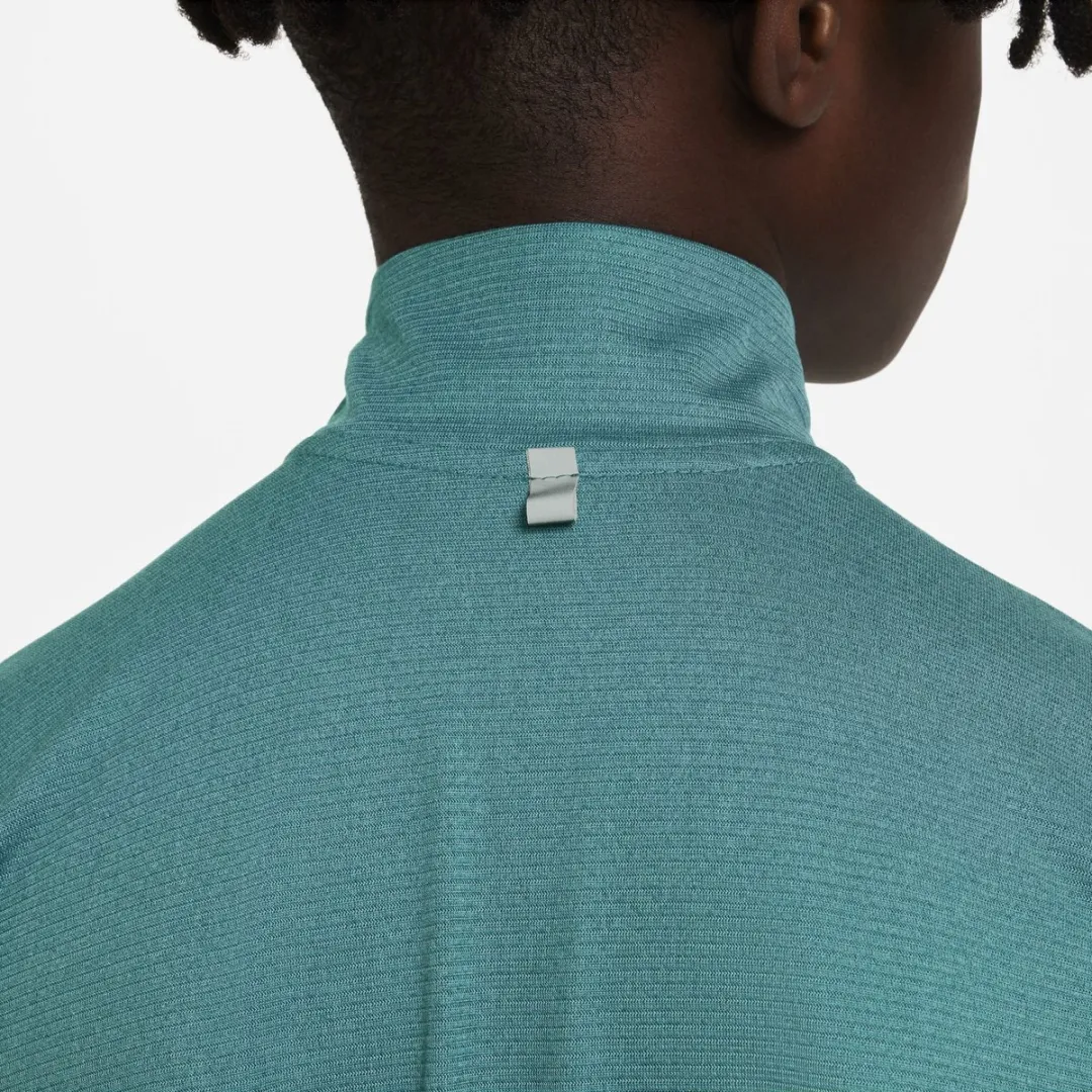 Nike Dri-FIT Poly+ Trainingssweater Junior DQ9024-381 - Maat 140 - Aqua/Grijs