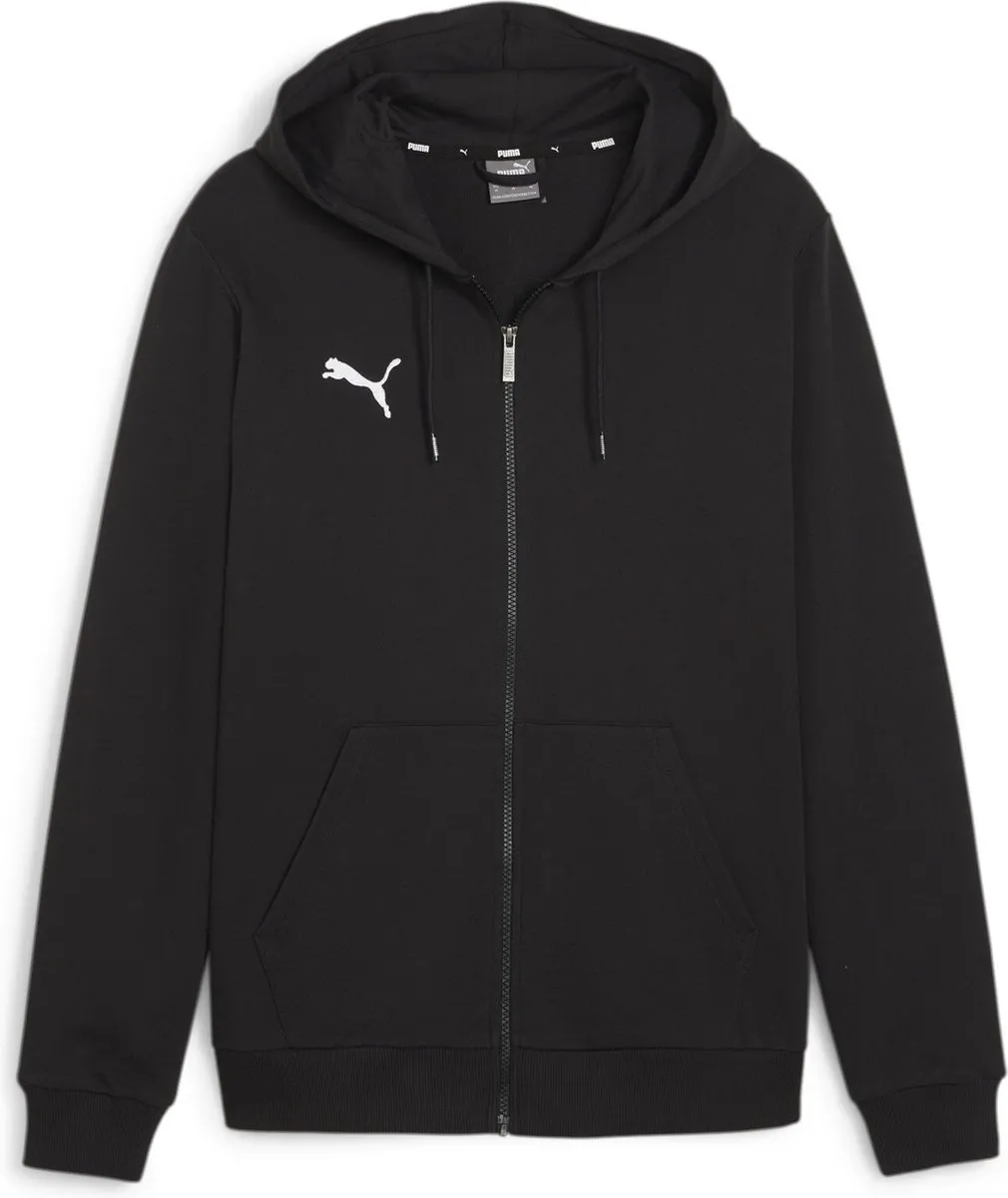 PUMA Teamgoal Hooded Sweat Full Zip - Heren XL - Zwart
