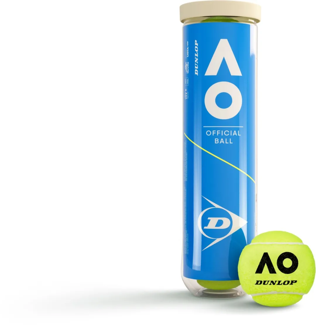 Dunlop Australian Open Tennisballen - 8 Stuks