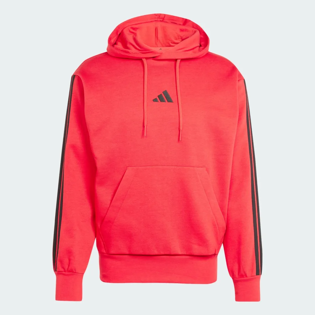 Adidas Essentials Fleece Hoodie JE6298 - Heren - Rood