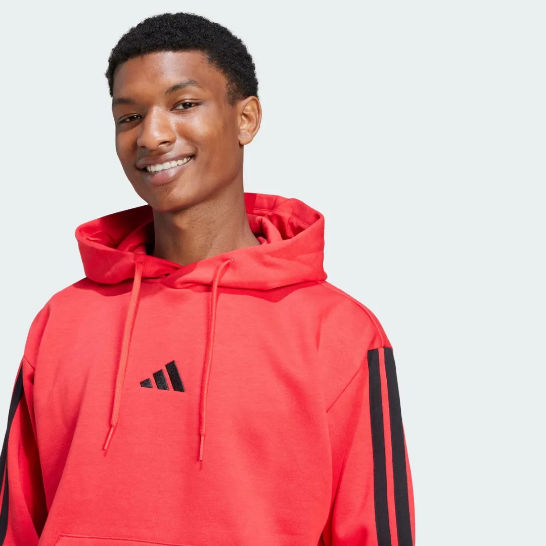 Adidas Essentials Fleece Hoodie JE6298 - Heren - Rood