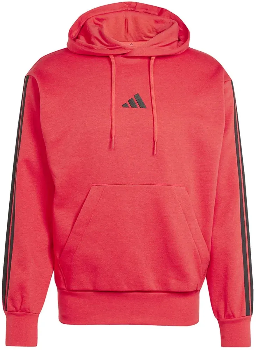 Adidas Essentials Fleece Hoodie JE6298 - Heren - Rood