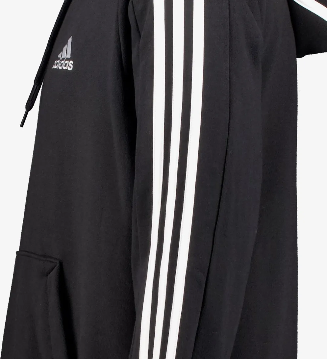 adidas Essentials French Terry 3-Stripes Hoodie - Zwart - M