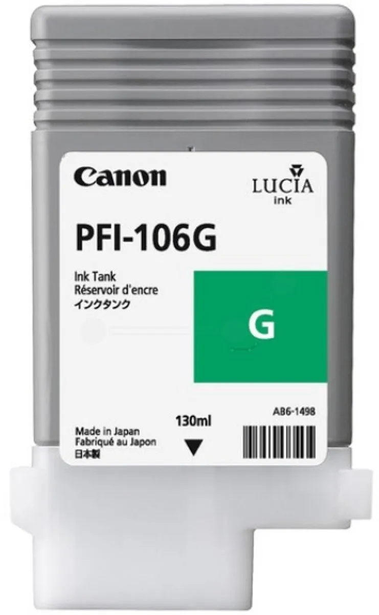 Canon PFI-106G Inktcartridge - 130ml - Groen