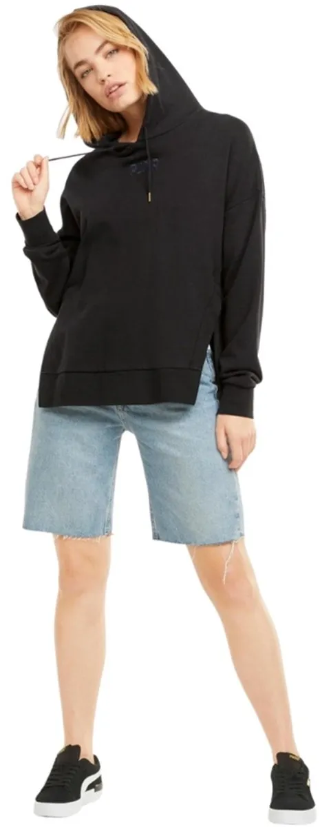 PUMA HER Hoodie TR Zwart - Maat L