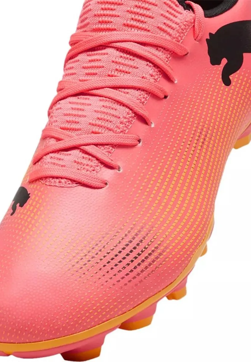 PUMA Future 7 Play Voetbalschoenen - 42.5 - Roze/Oranje