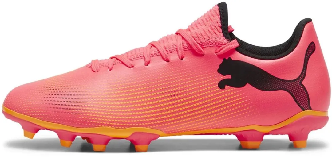 PUMA Future 7 Play Voetbalschoenen - 42.5 - Roze/Oranje