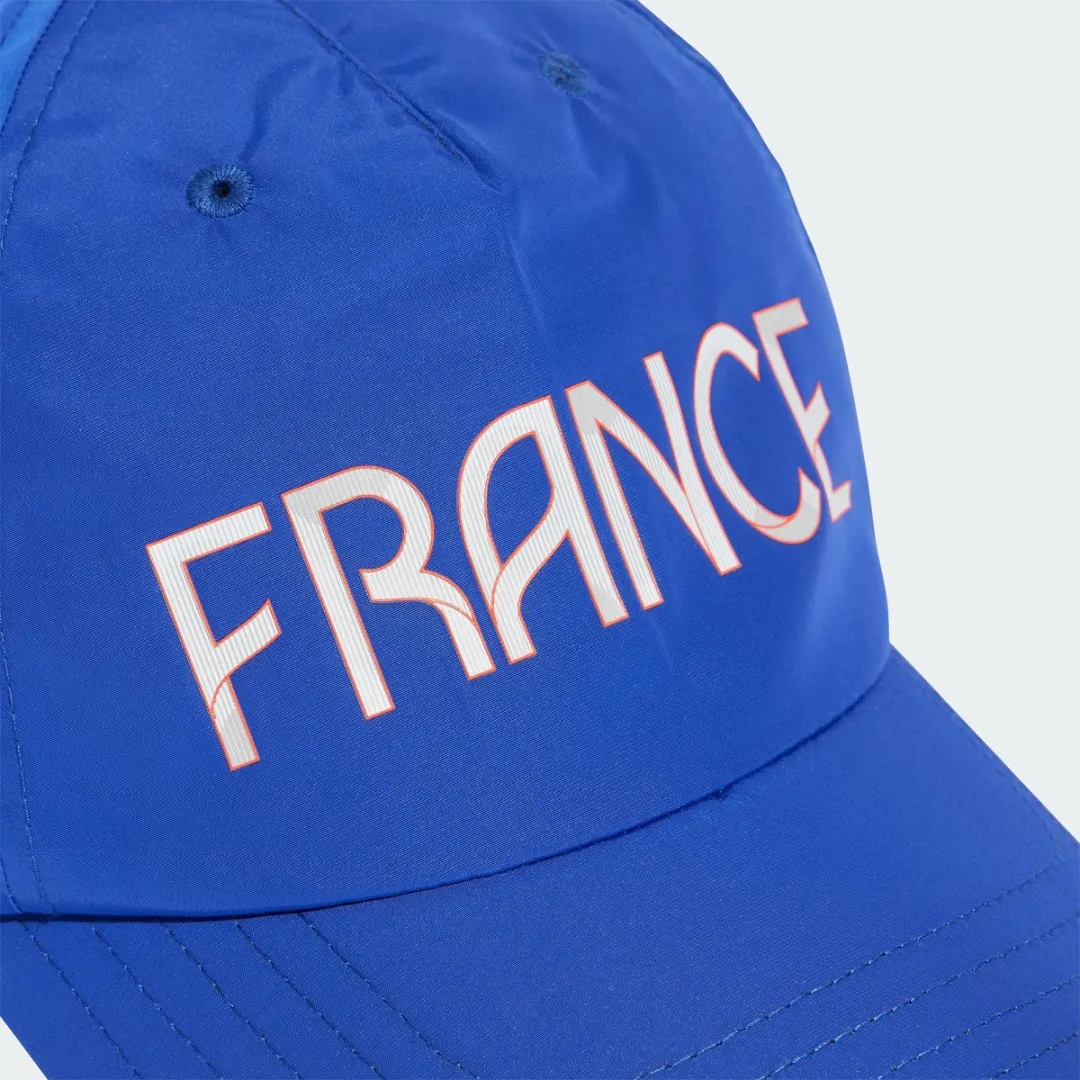 adidas Team France Tech Honkbalpet IS7555 - Blauw