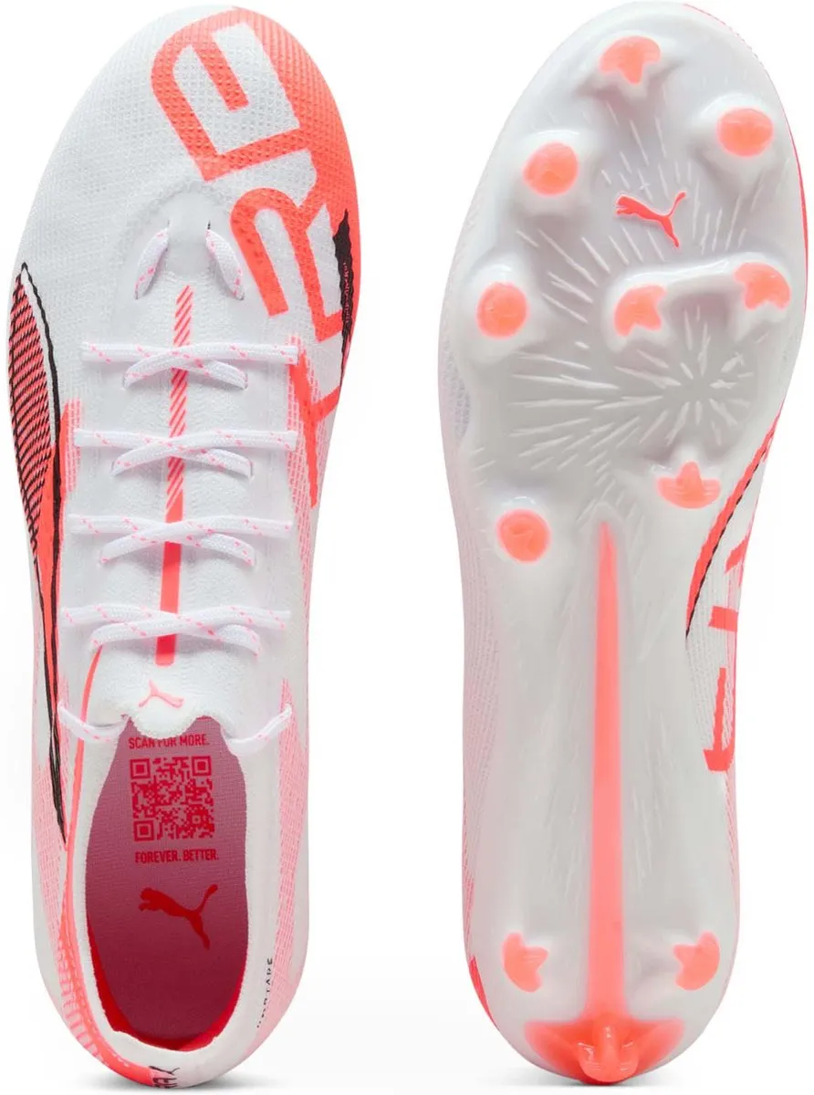 PUMA Ultra 5 Pro FG Voetbalschoenen 42 - Wit