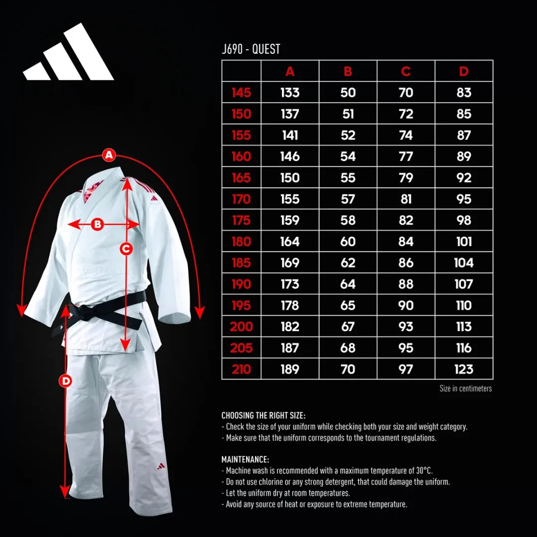 adidas Judopak J650 - Blauw 190