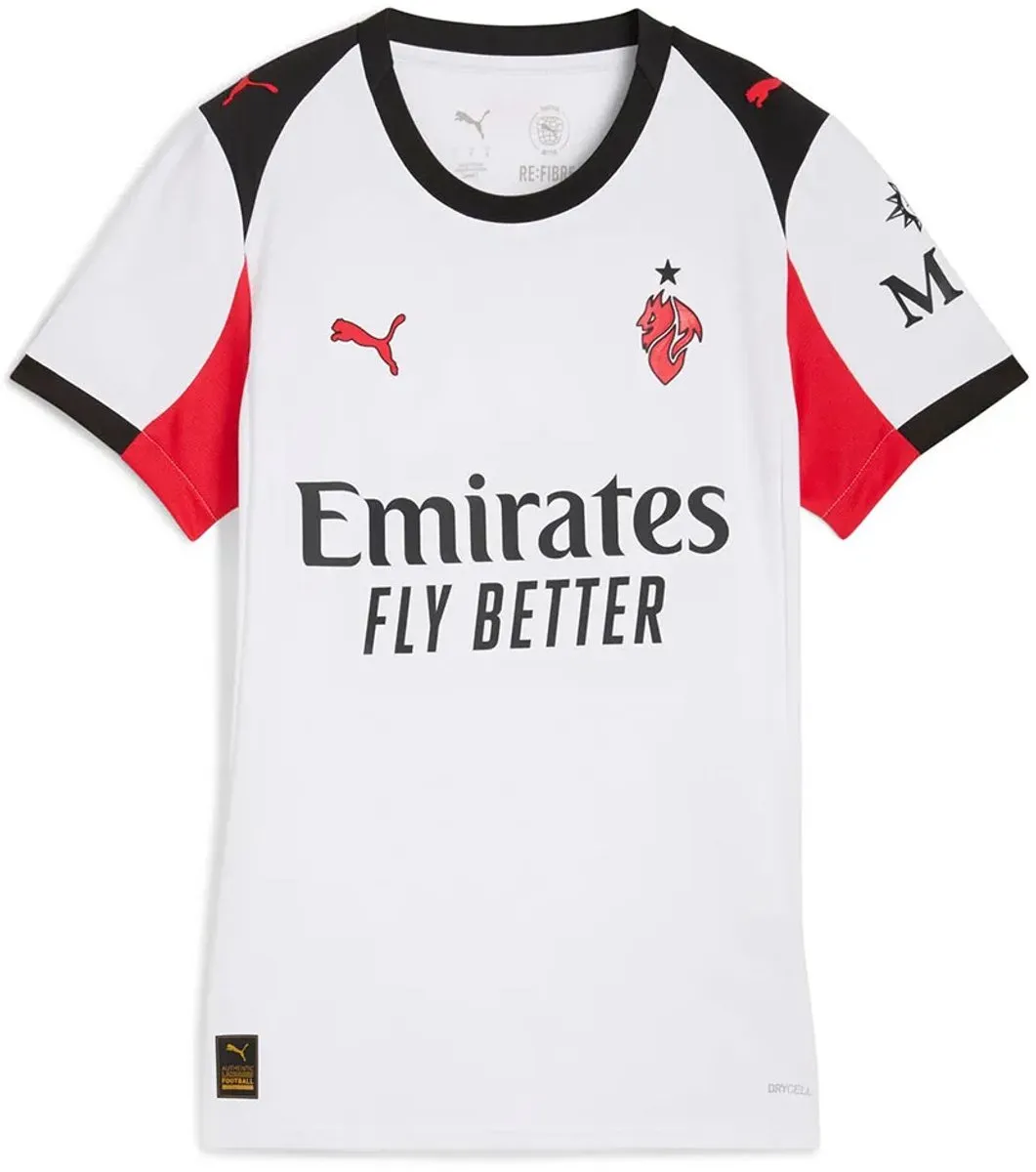 PUMA AC Milan 25/26 Replica Dames T-shirt Wit M - afbeelding 6 van 6