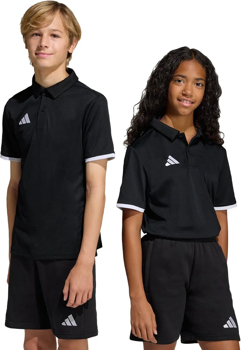 adidas Performance Entrada26 Poloshirt Kids JZ6629 - 116 - Zwart