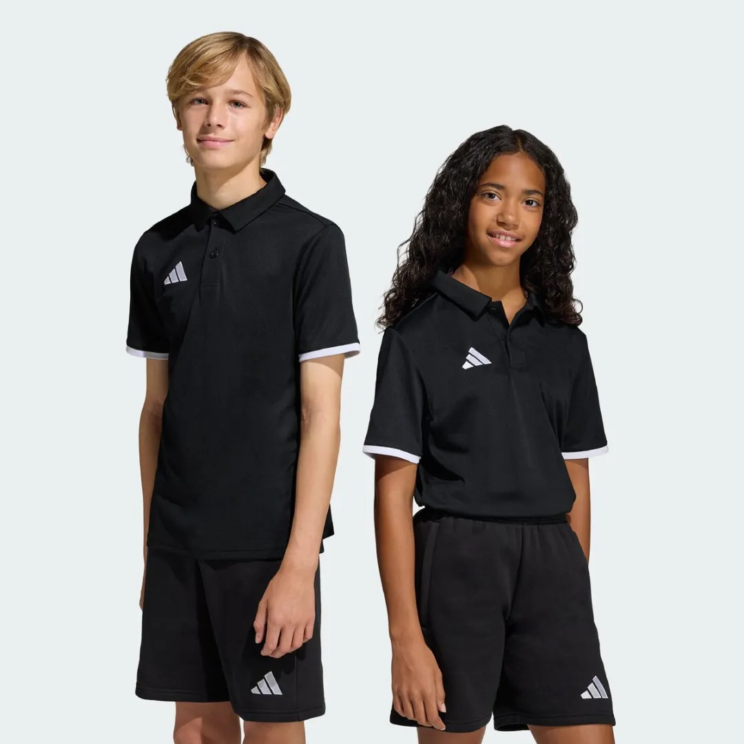 adidas Performance Entrada26 Poloshirt Kids JZ6629 - 116 - Zwart