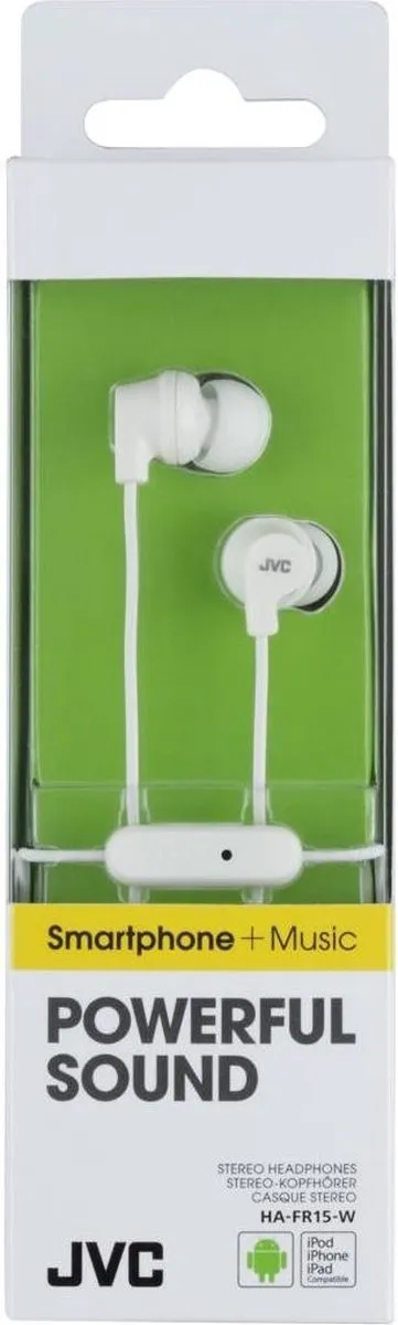 JVC HA-FR15-W-EF In-ear Hoofdtelefoon - Wit