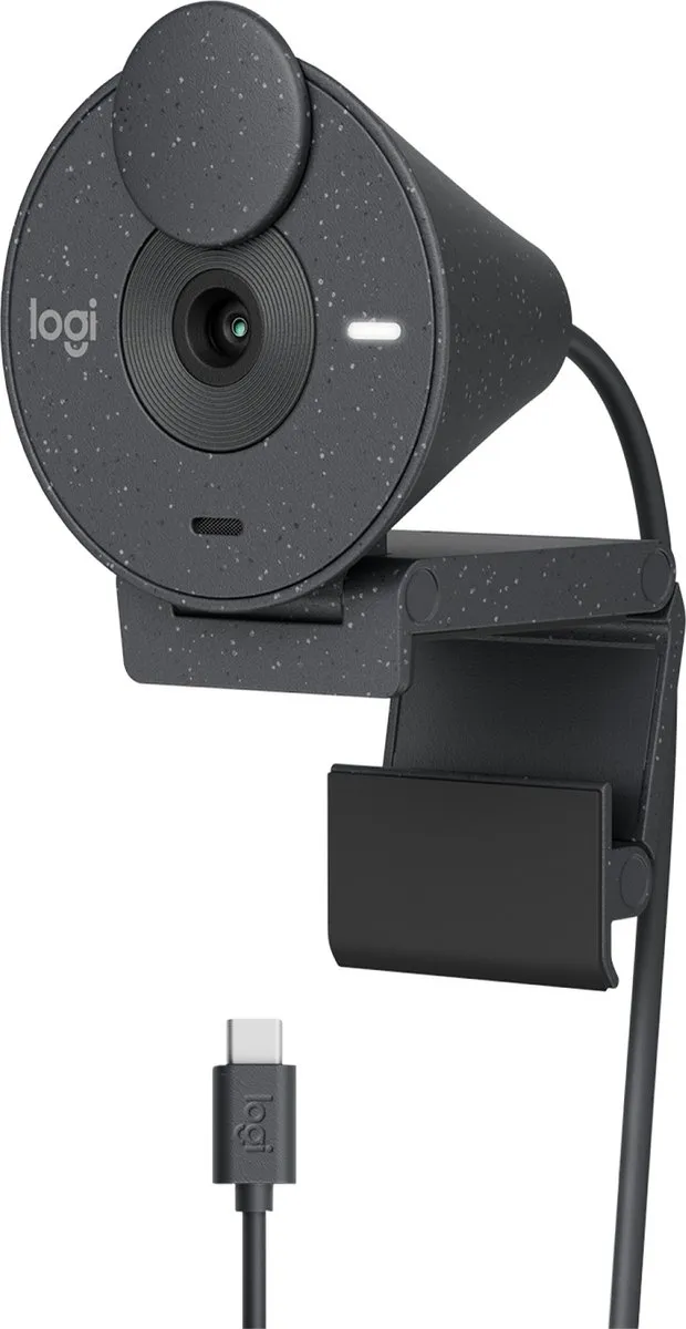 Logitech Brio 300 Webcam Full HD - USB-C - Graphite