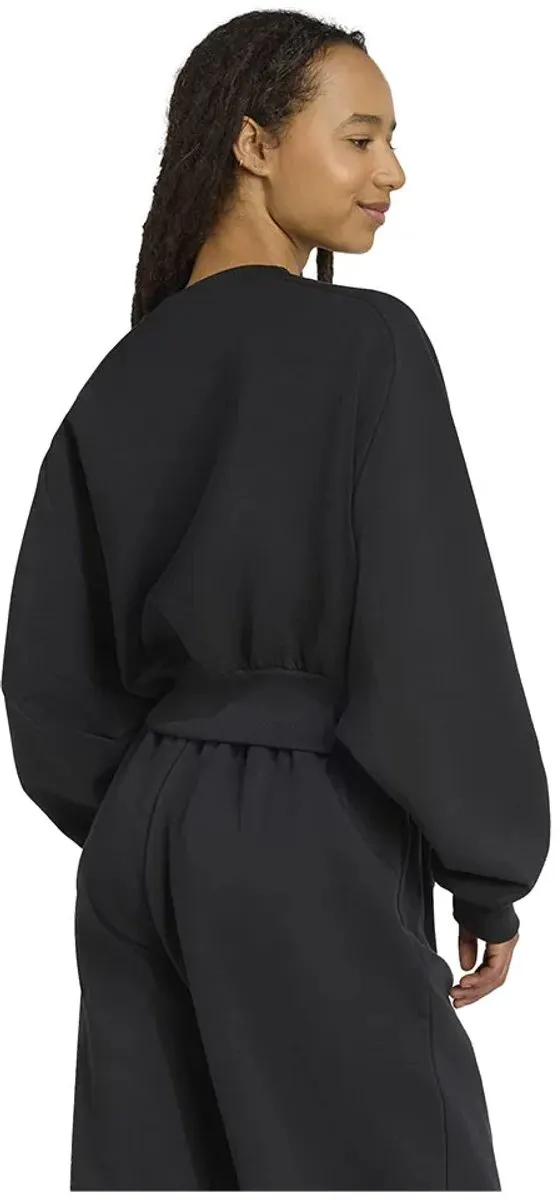 adidas Sportswear Soft Lux Losse Fit Sweatshirt M - Zwart