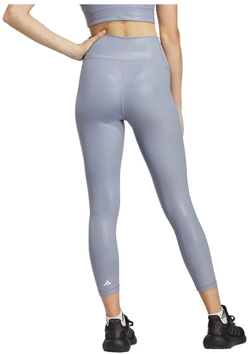 Adidas Opt Shine 7/8 Leggings - Paars M