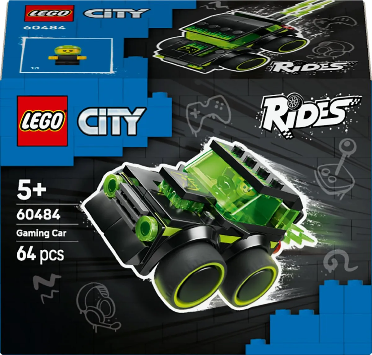 LEGO City Gaming Race Car 60484 - 64 Stukken - Multicolor
