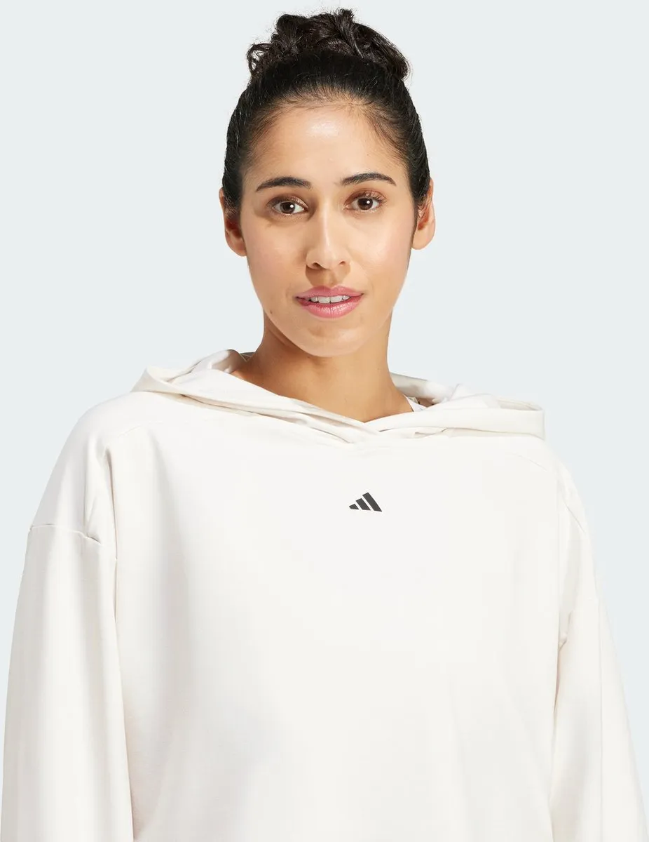 adidas Performance Power Loose Fit Hoodie IW3191 - Wit