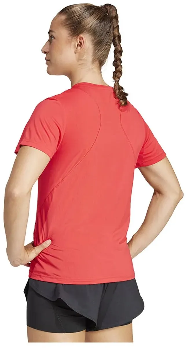 Adidas WTR D4T T Sportshirt Dames - Rood - 42