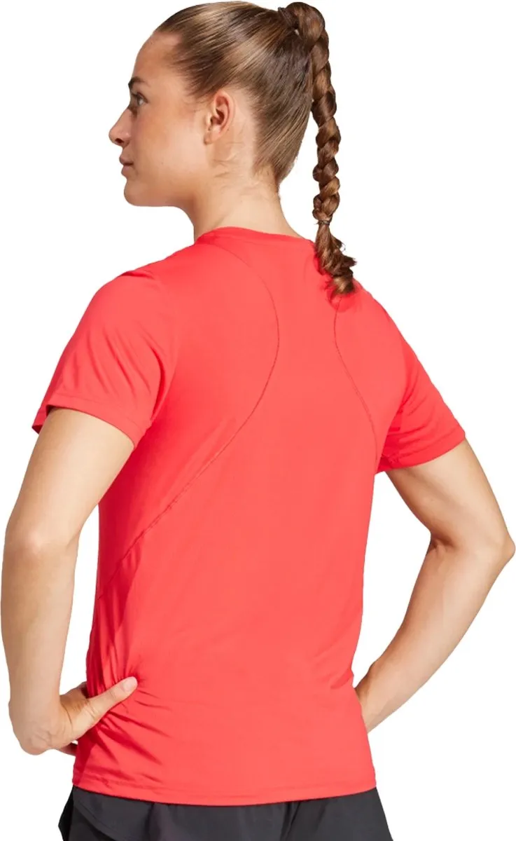 Adidas WTR D4T T Sportshirt Dames - Rood - 42