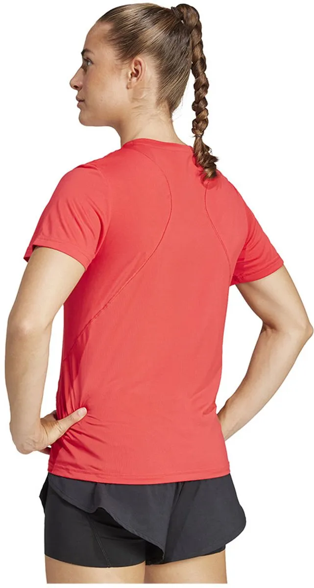 Adidas WTR D4T T Sportshirt Dames - Rood - 42