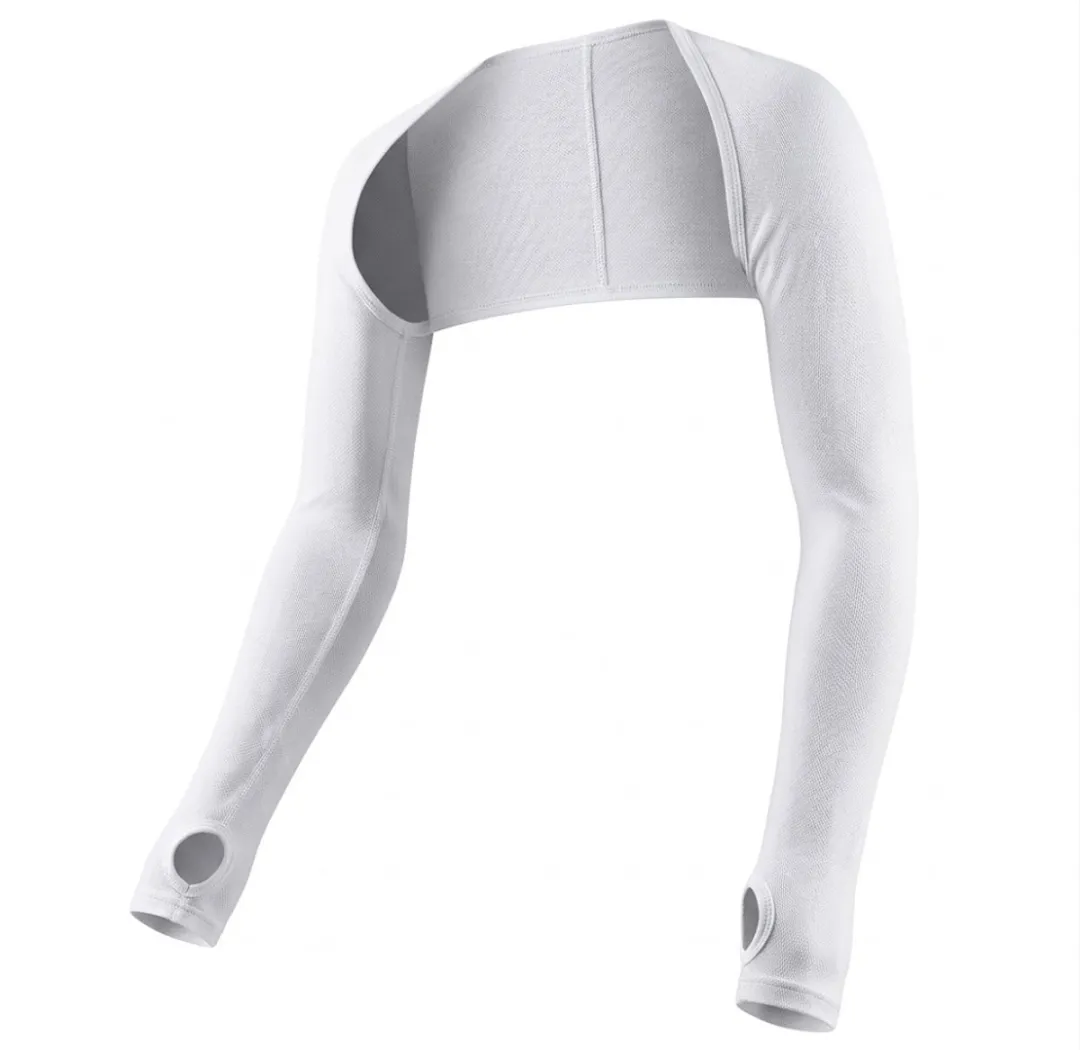 NUVEX Witte Armwarmers Unisex