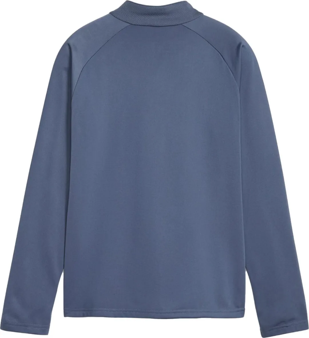 PUMA Teamliga 1/4 Zip Top - 176 - Inky Blue/Fire Junior
