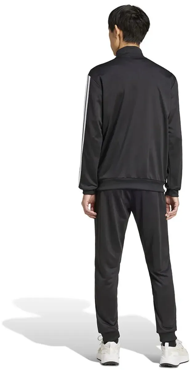 Adidas Basic 3 Stripes Trainingspak - Zwart L