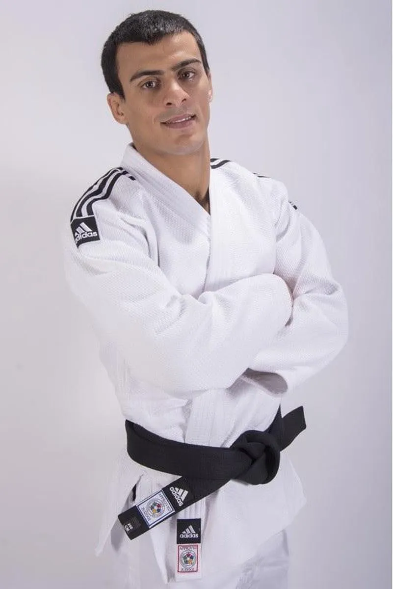 adidas Judopak Champion Slimfit IJF-goedgekeurd 175 - Blauw - afbeelding 6 van 6