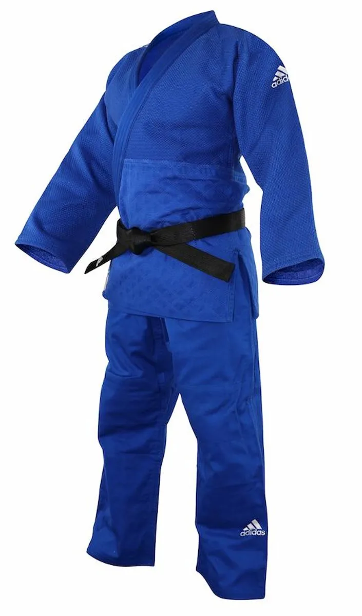 adidas Judopak Champion Slimfit IJF-goedgekeurd 175 - Blauw
