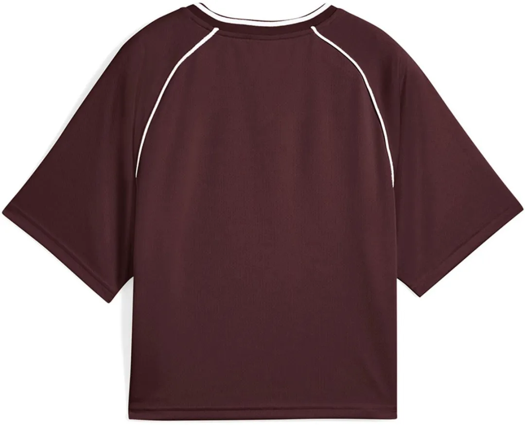 PUMA Ess Relaxed Cropped T-shirt - Rood - 2XS