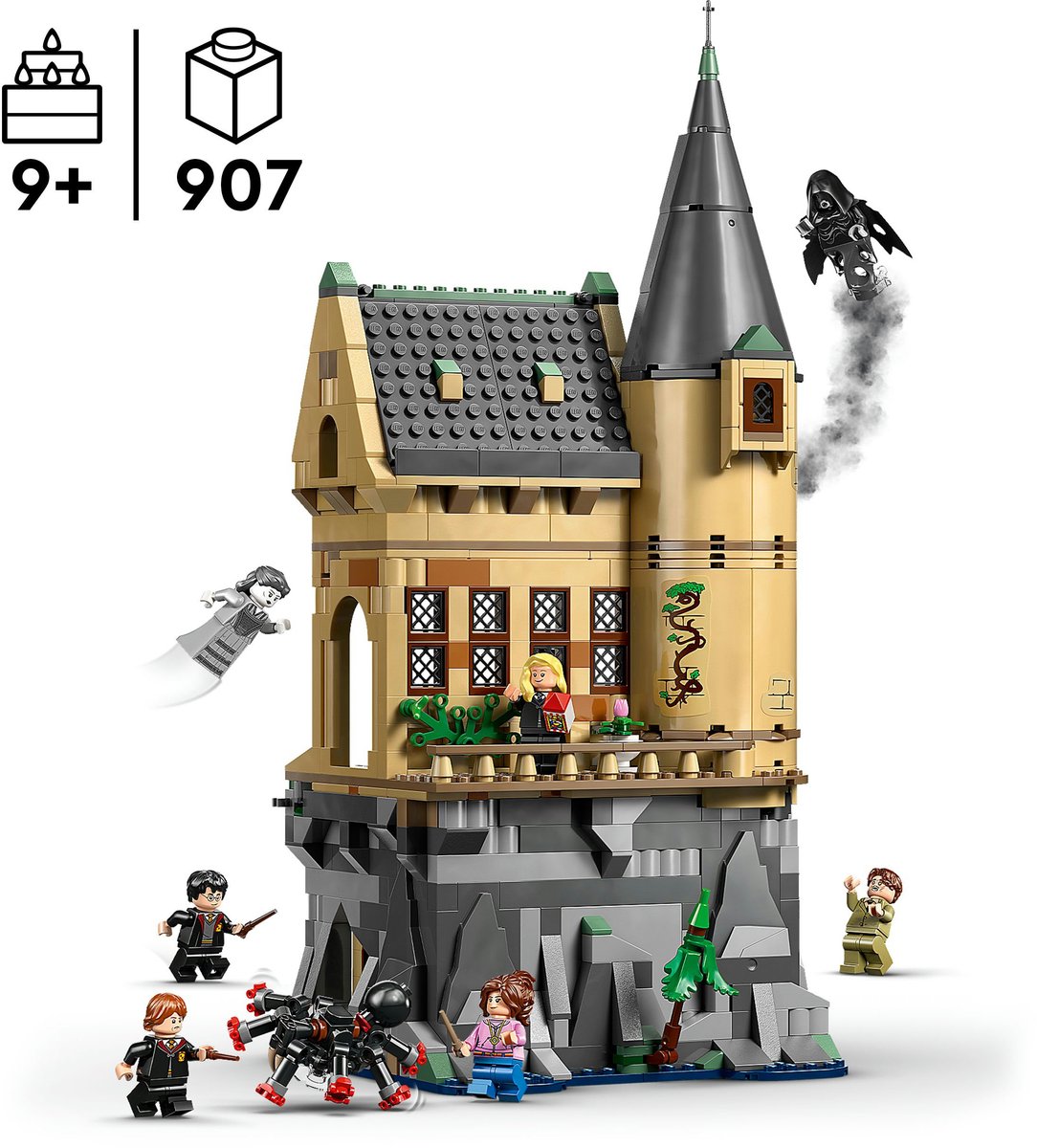 LEGO Harry Potter Kasteel Zweinstein: Ziekenzaal Bouwpakket voor Kinderen met 7 Minifiguren - 76463