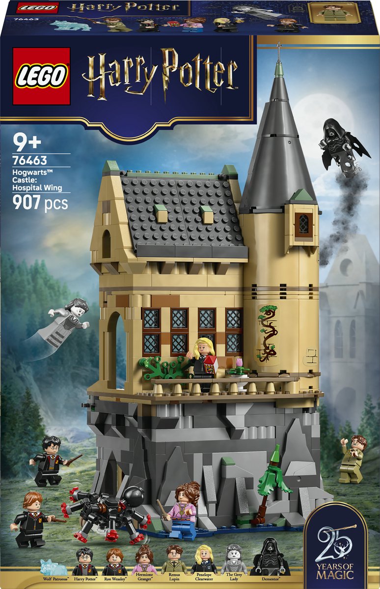LEGO Harry Potter Kasteel Zweinstein: Ziekenzaal Bouwpakket voor Kinderen met 7 Minifiguren - 76463