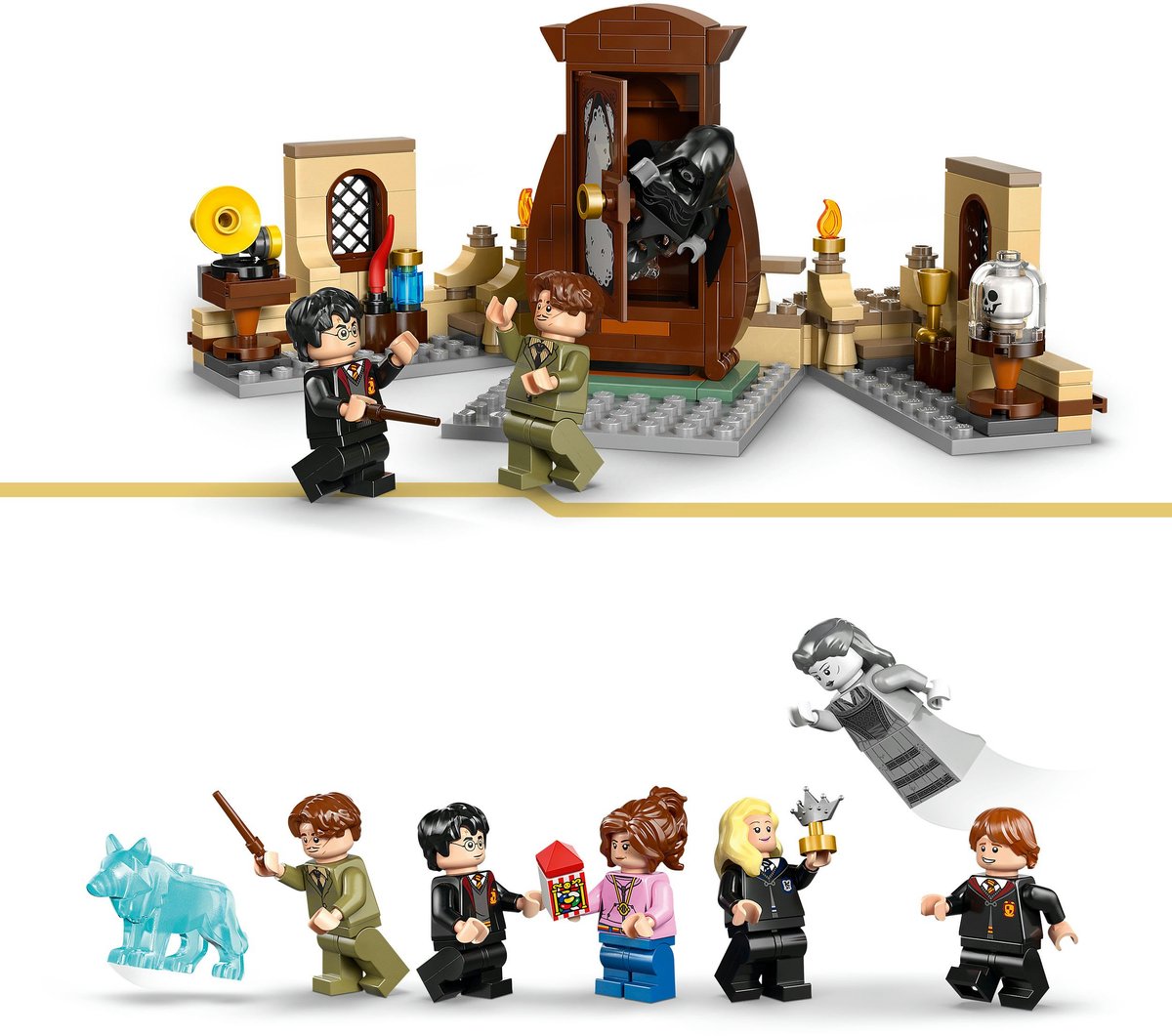 LEGO Harry Potter Kasteel Zweinstein: Ziekenzaal Bouwpakket voor Kinderen met 7 Minifiguren - 76463