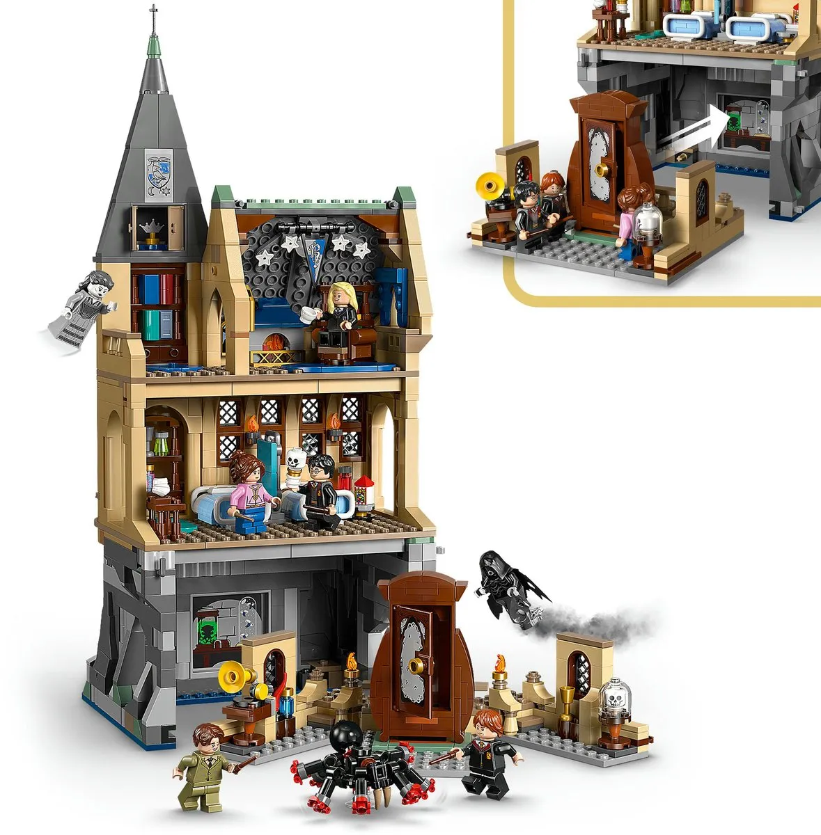 LEGO Harry Potter Zweinstein Ziekenzaal 76463 - 907 Stukken - 7 Minifiguren