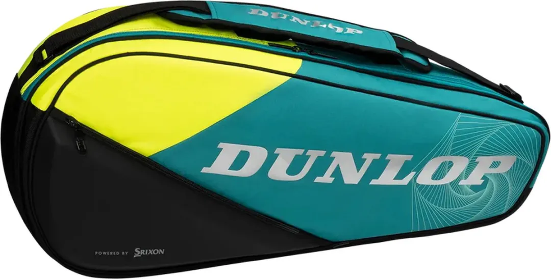 Dunlop SX Club Tennistas 3 Stuks - Teal/Black/Yellow