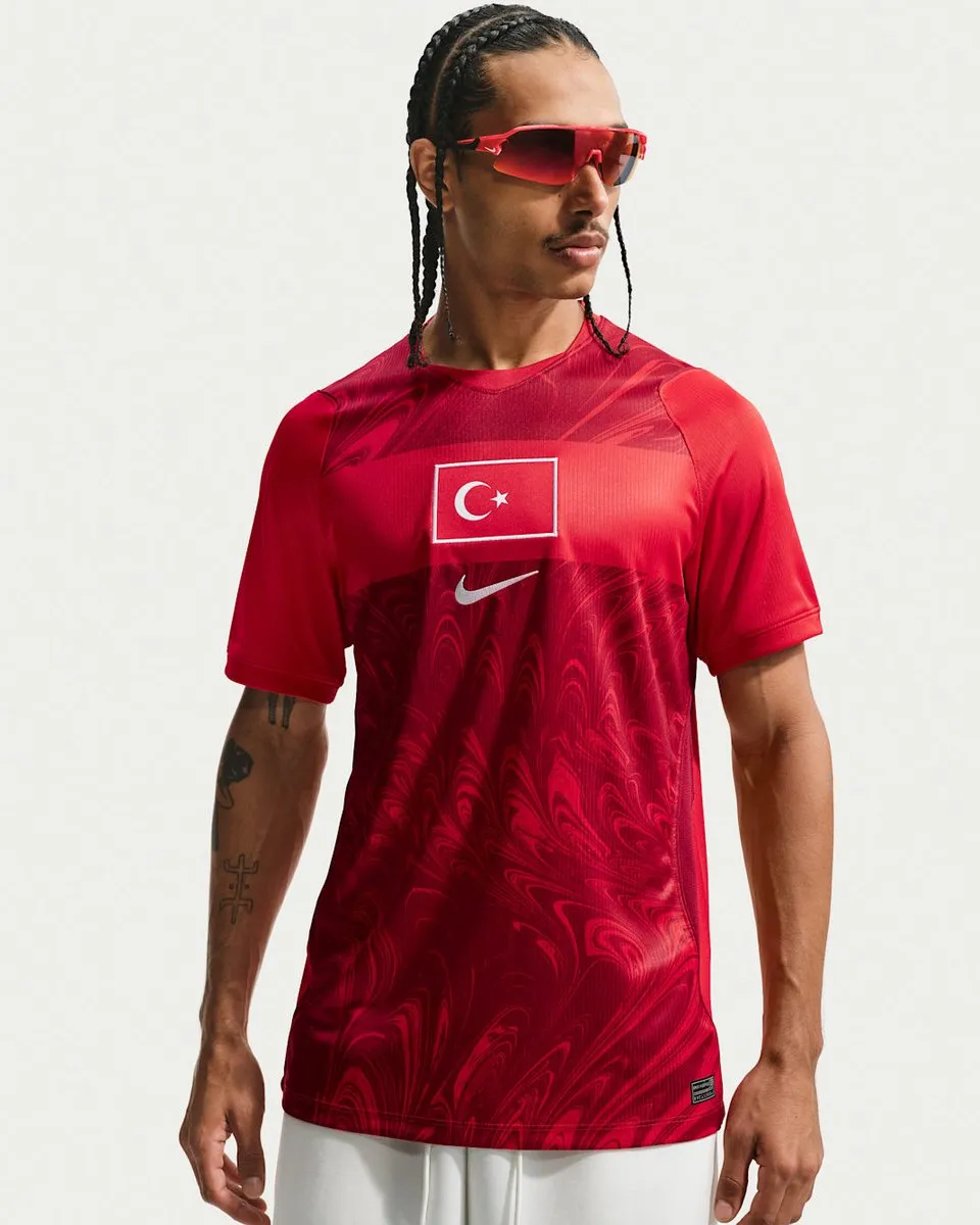 Nike DRI-FIT Heren Thuisshirt 2026-2028 - M - Rood