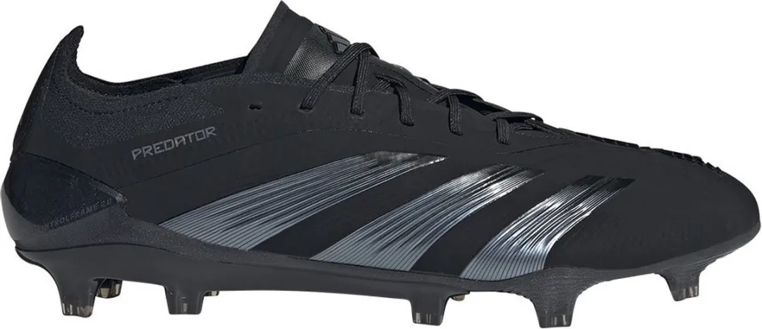 Adidas Predator Elite FG Voetbalschoen - 44 2/3 - Black/Black/White