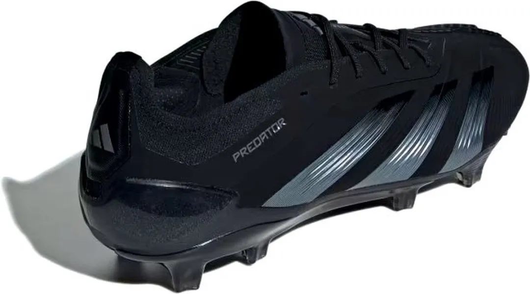 Adidas Predator Elite FG Voetbalschoen - 44 2/3 - Black/Black/White