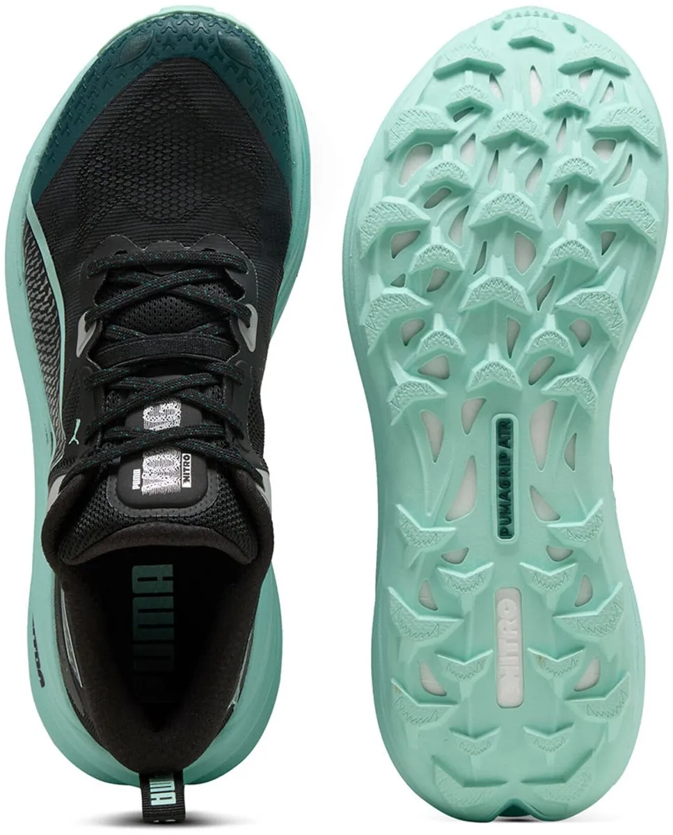 PUMA Voyage Nitro 4 Hardloopschoenen - EU 42 - Green Terrain/Mint Melt