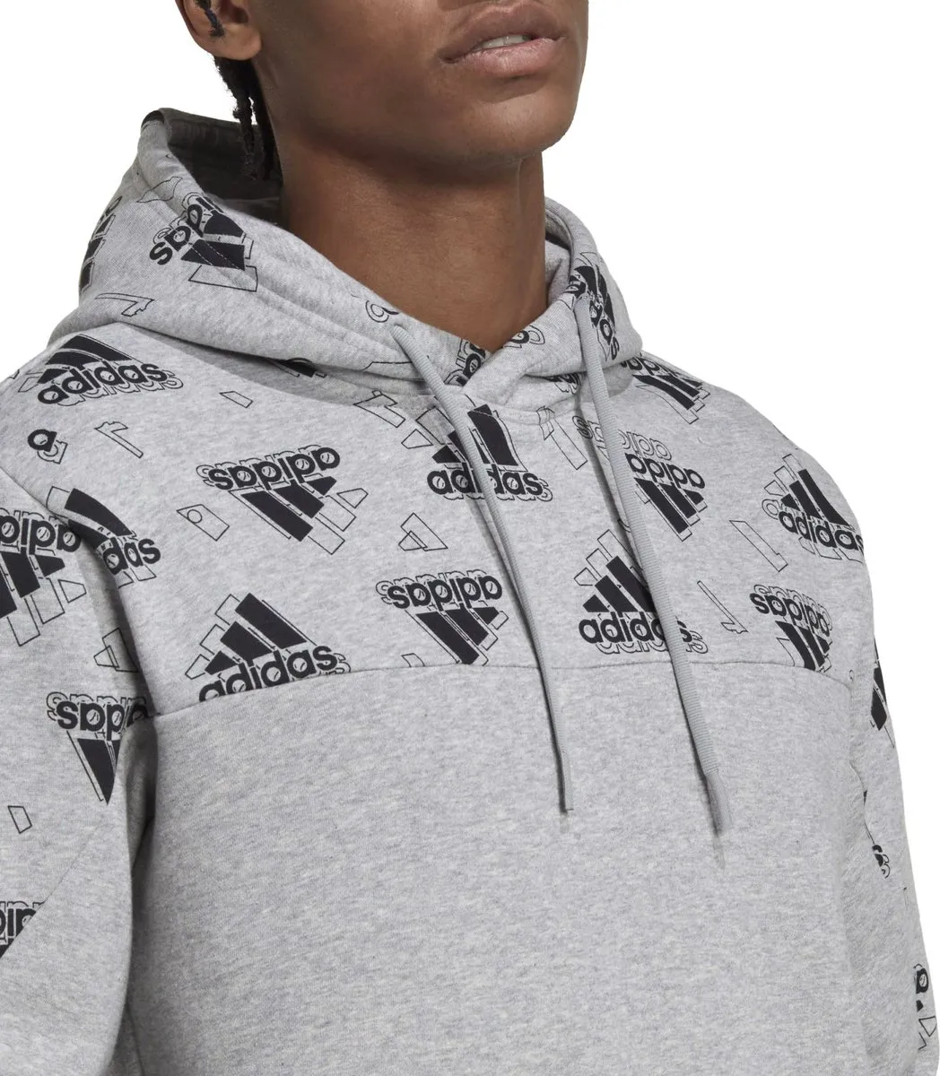 Adidas Stadium Graphic Hoodie - M - Grijs