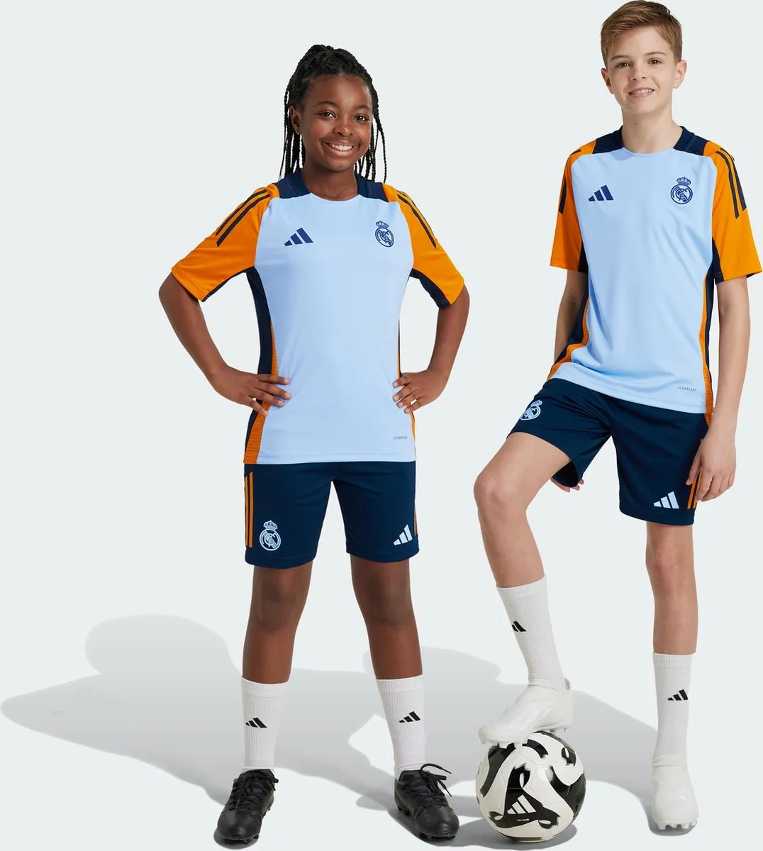adidas Performance Real Madrid Tiro 24 Competition Short - 128 - Blauw - afbeelding 3 van 6