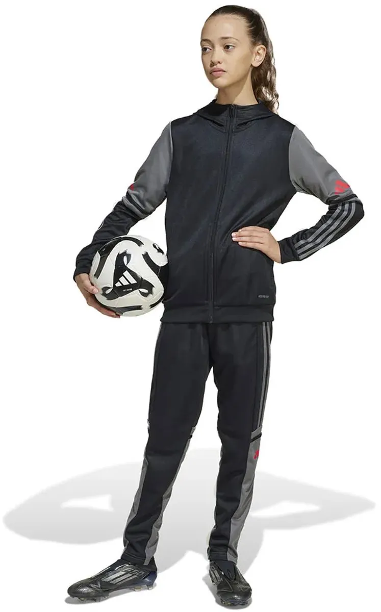 adidas Squadra 25 Sweatshirt - 9-10 jaar - Zwart/Grijs/Rood - afbeelding 6 van 6
