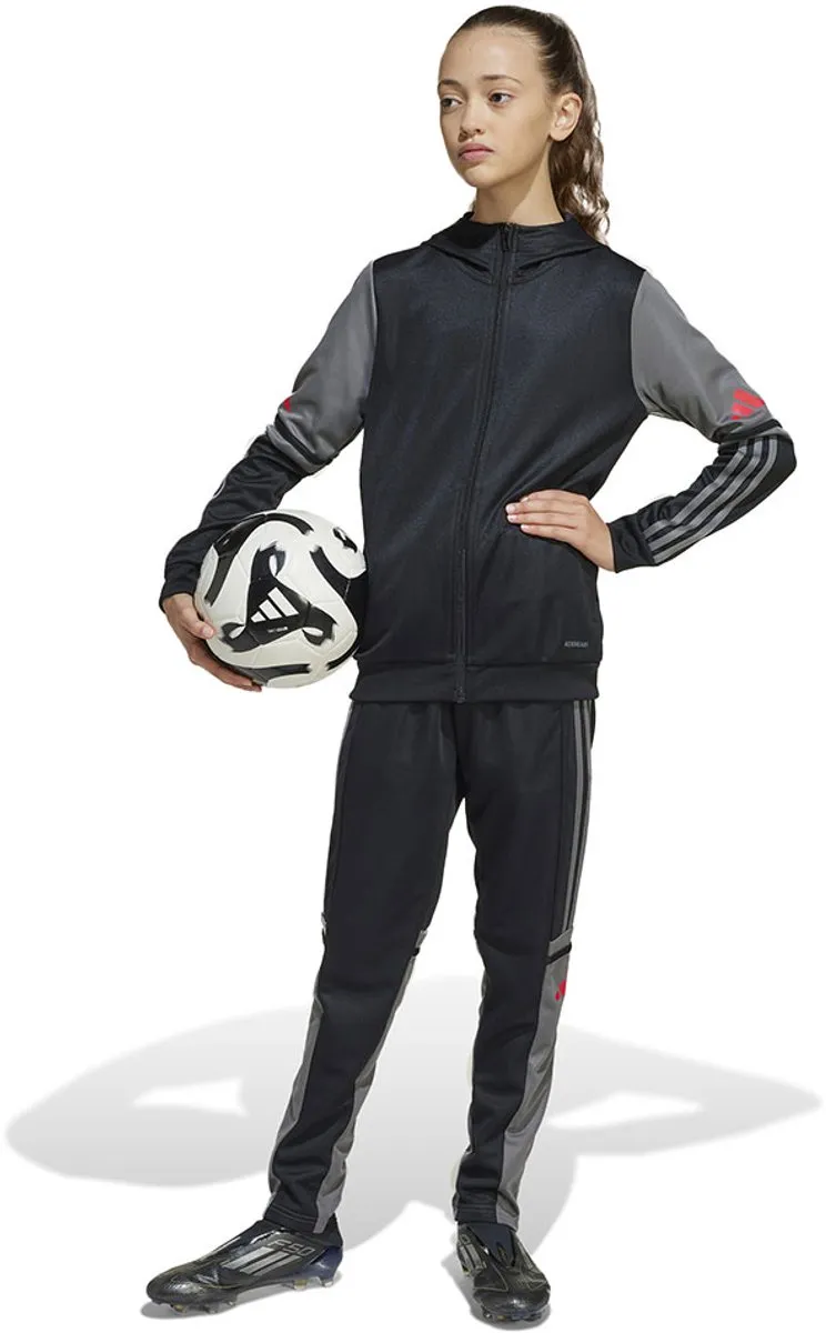 adidas Squadra 25 Sweatshirt - 9-10 jaar - Zwart/Grijs/Rood